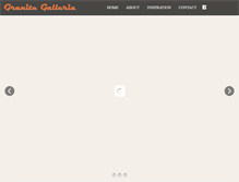 Tablet Screenshot of granitegalleria.com